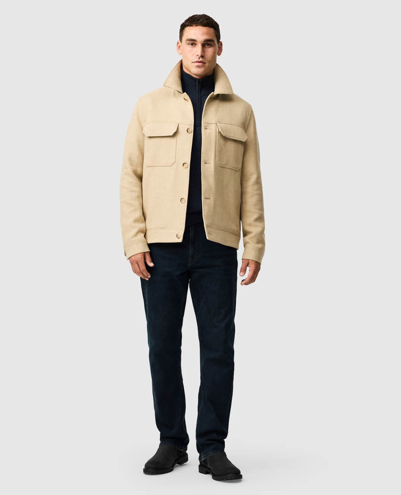 Oates Canyon Jacket, BEIGE, Off Front