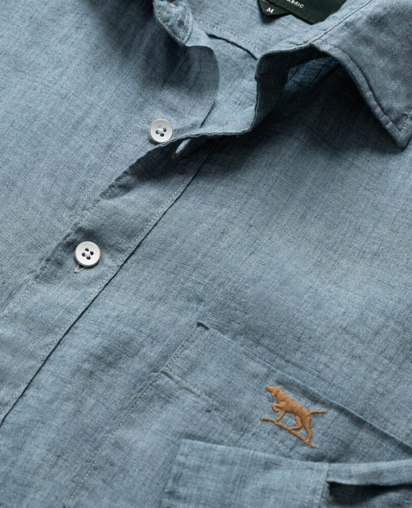 Coromandel 2 Sports Fit Shirt, SEA STONE, Detail 2