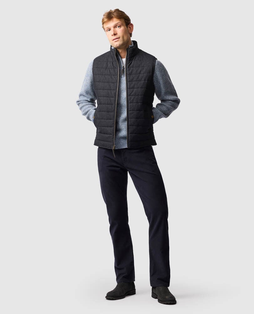 Dunedin Road Vest, MIDNIGHT, Off Front