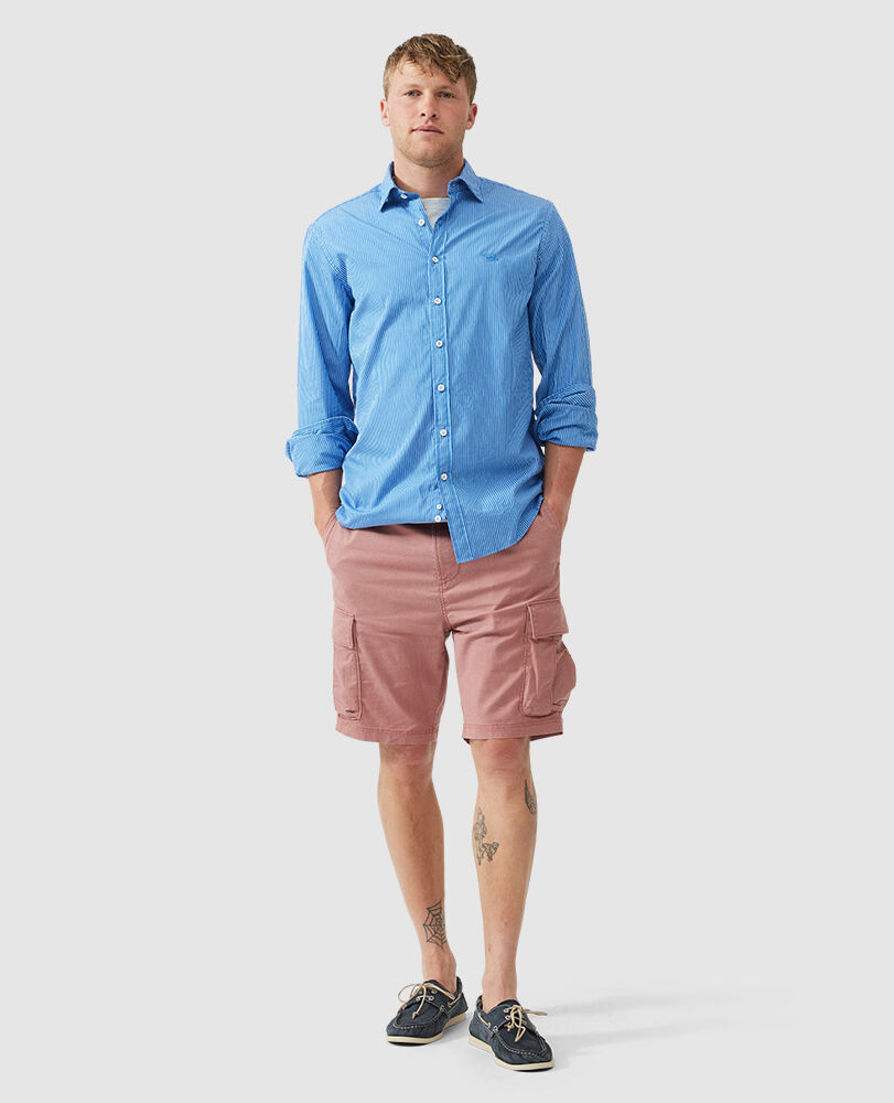 Balmoral Hill Shirt, OCEAN, Off Front