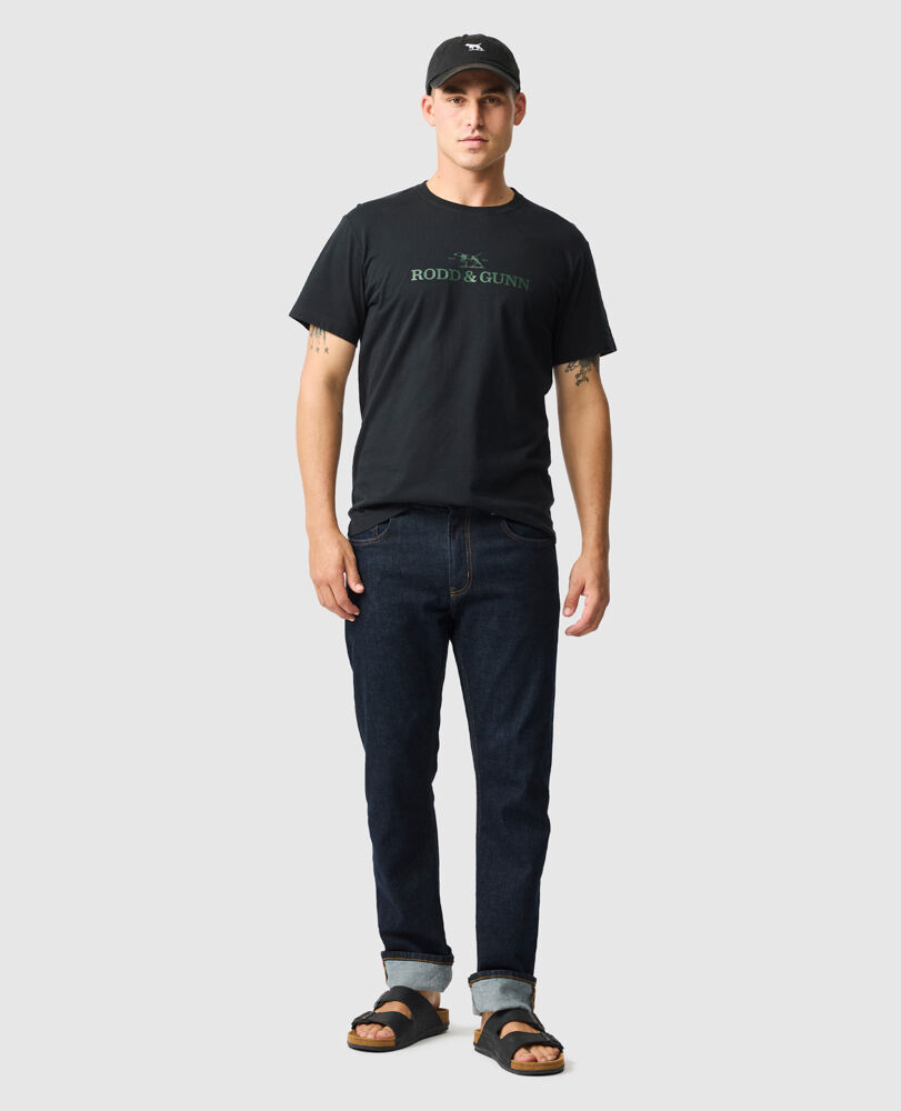 Logo T-Shirt , EBONY, Off Front