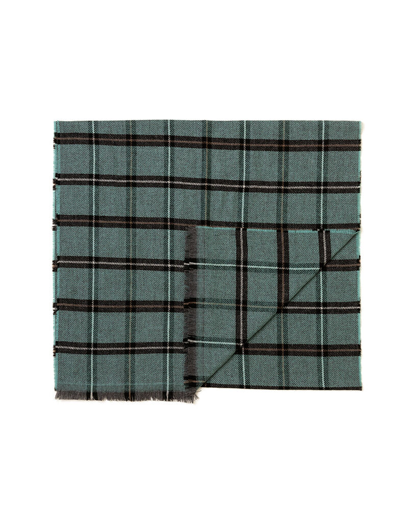 Perth Street Scarf, TEAL, Off Front