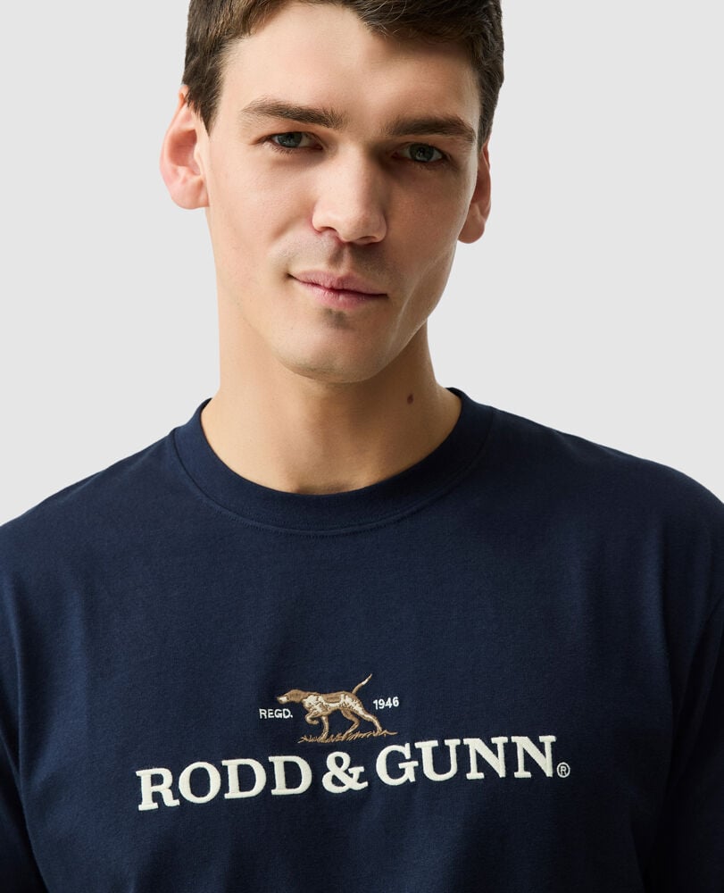 The Peaks Logo Original Fit Tee, MIDNIGHT, Detail 3