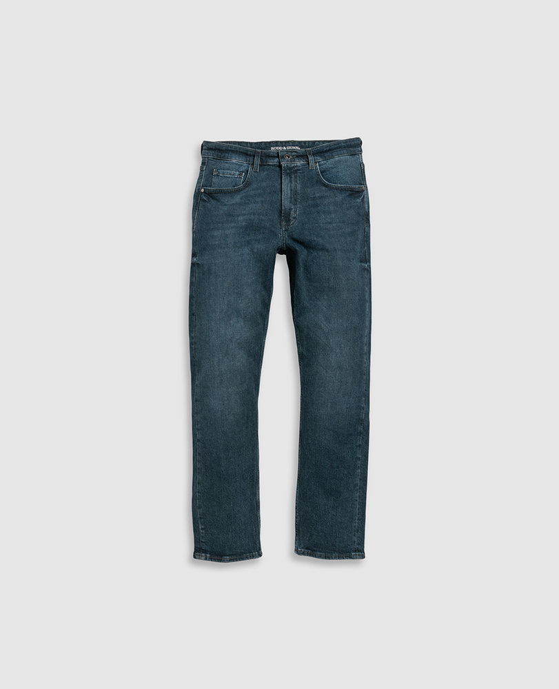 Winton Regular Leg Jeans | Mid Blue | Rodd & Gunn US