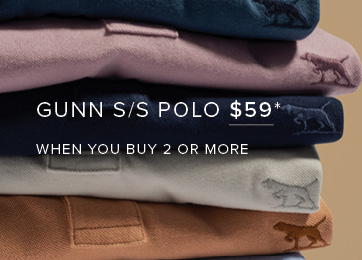 Gunn Polos $59* When you Buy 2 Or More* - Shop Now