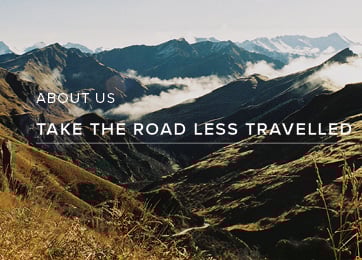 About Us. Take The Road Less Travelled